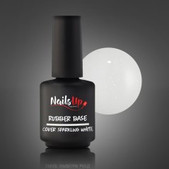 Rubber Base Nailsup - Cover Sparkling White 13 ml