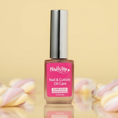 Nagelhautöl 12 ml, NailsUp, Bubblegum with Argan Oil