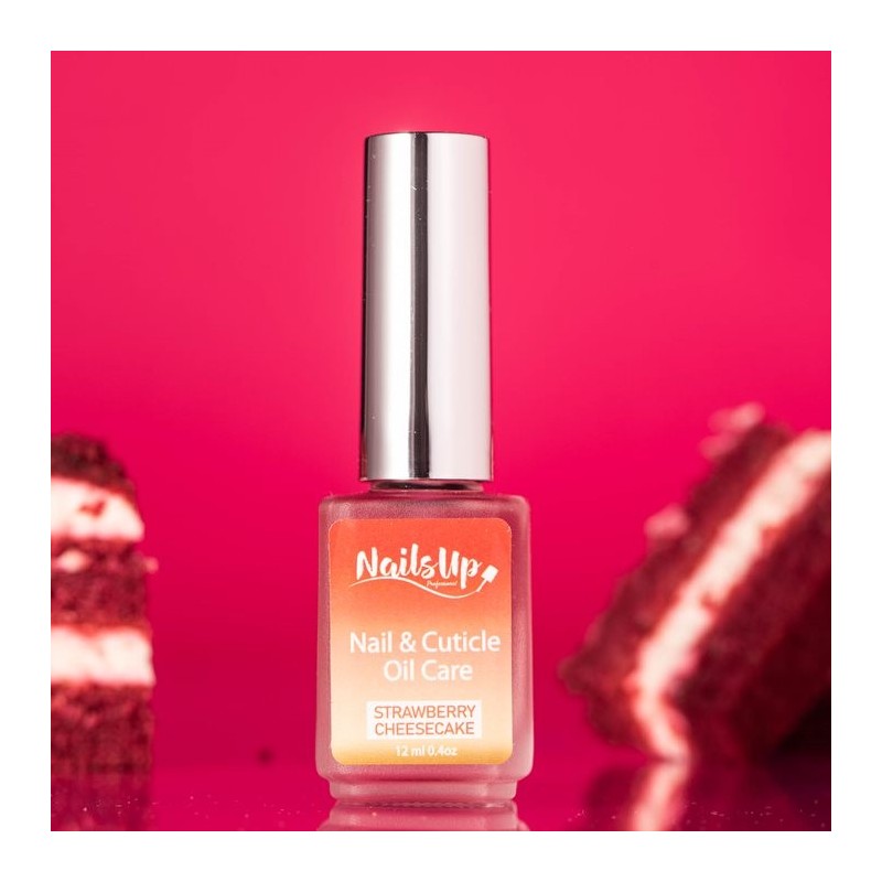 Nagelhautöl 12 ml, NailsUp - Strawberry Cheesecake Nagelhautöl 12 ml, NailsUp - Strawberry Cheesecake
