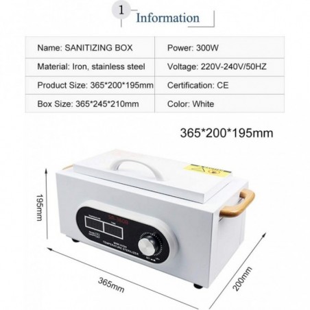 Pupinel Digitaler Sterilisator 200 Grad Professional