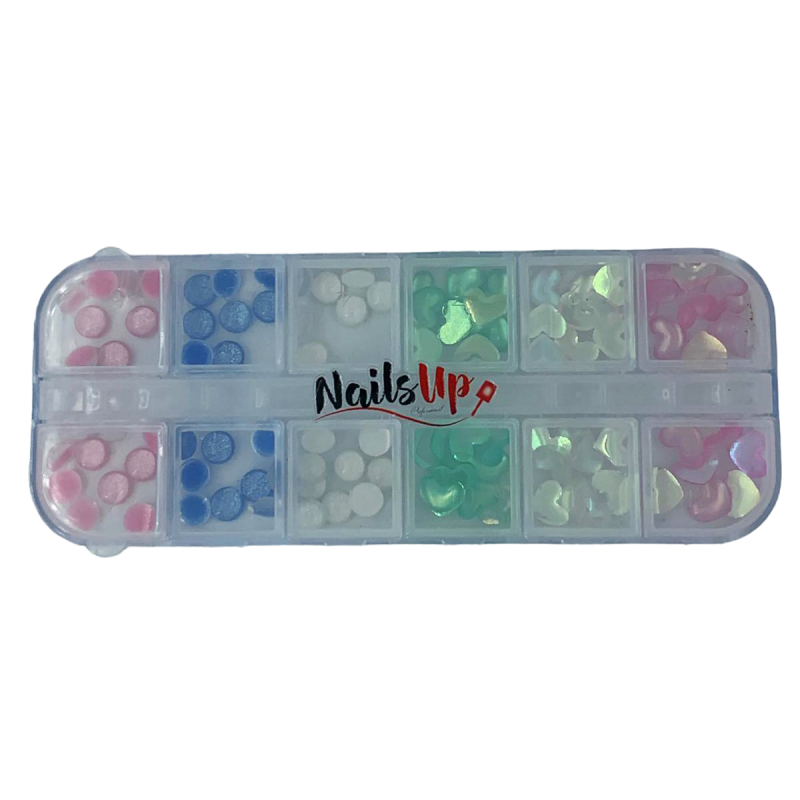 Decor Unghii NailsUp Mix Set Nail Art Aurora Cristal 03 Decor Unghii NailsUp Mix Set Nail Art Aurora Cristal 03