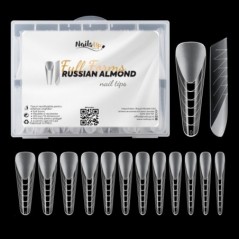 Dual tips NailsUp Full Cover Russian Almond 120 Stücke