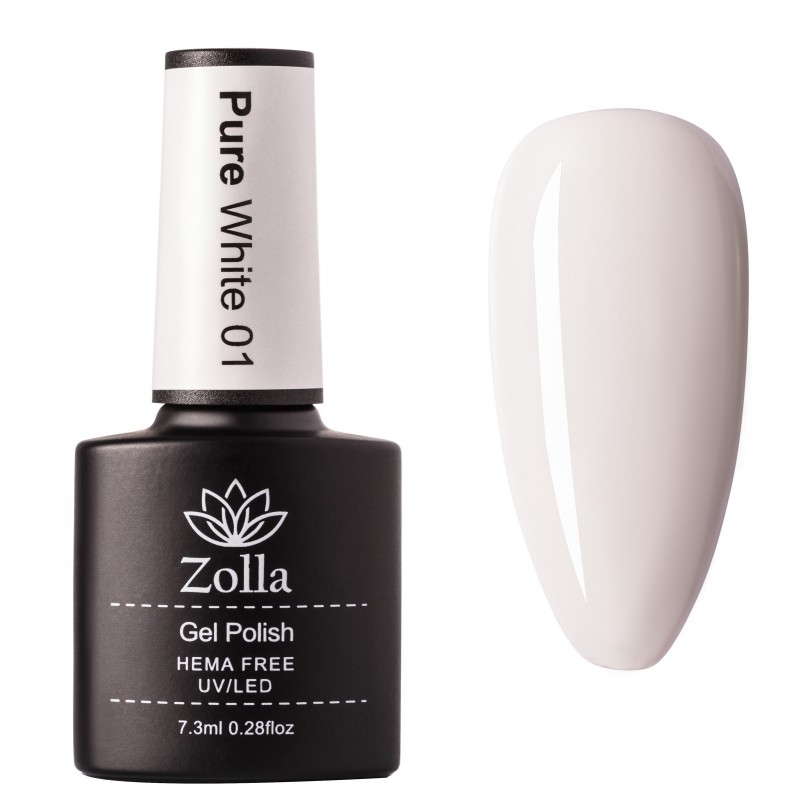 Shellac Zolla  - Pure White 01- Hema Free - 7.3ml
