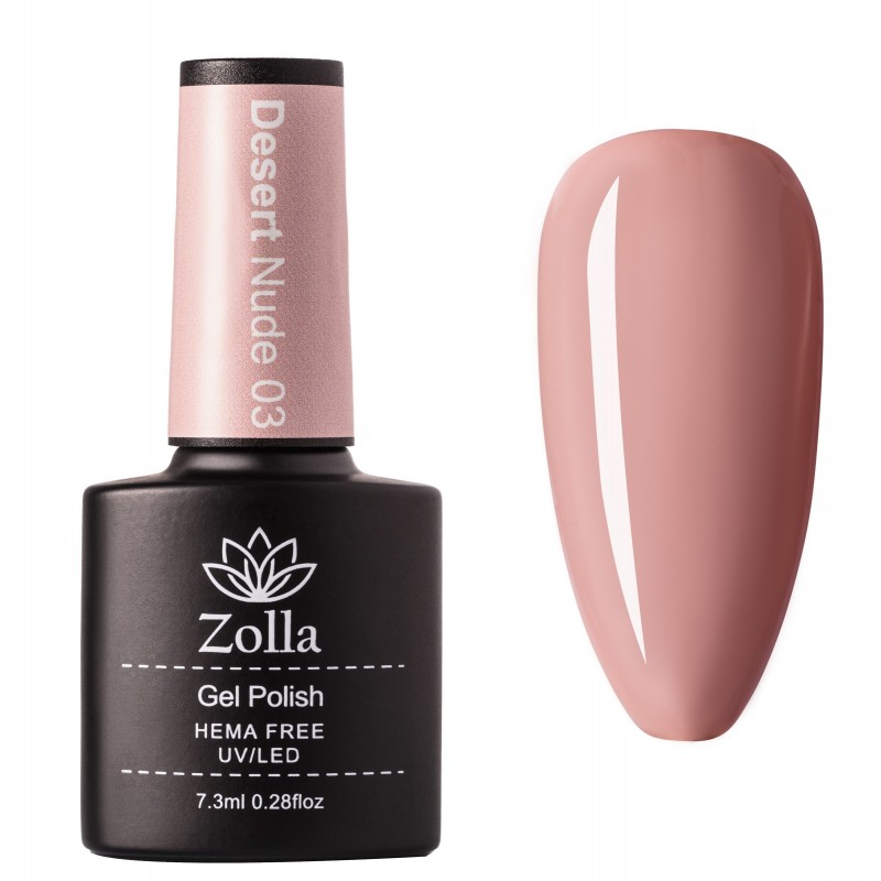 Semipermanenter Nagellack Zolla - Hema Free - Desert Nude 03 - 7.3ml Semipermanenter Nagellack Zolla - Hema Free - Desert Nude 03 - 7.3ml