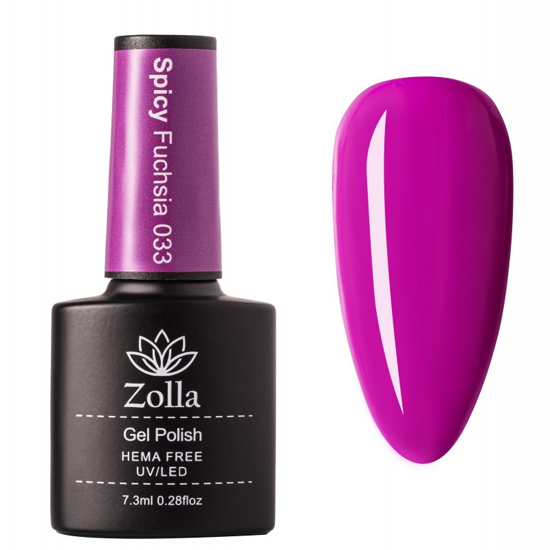 Shellac Zolla  - Spicy Fuchsia 033- Hema Free - 7.3ml