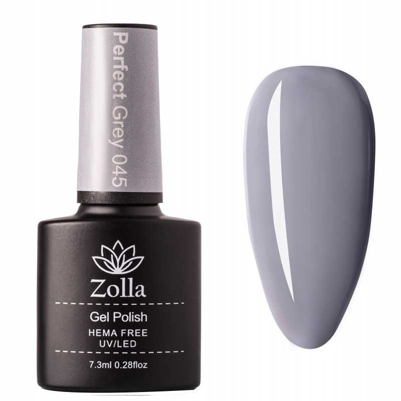 Semipermanenter Nagellack Zolla - Hema Free - Perfect Grey 045 - 7.3ml Semipermanenter Nagellack Zolla - Hema Free - Perfect Grey 045 - 7.3ml