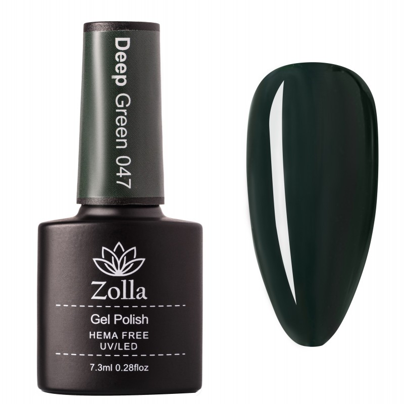 Semipermanenter Nagellack Zolla - Hema Free - Deep Green 047 - 7.3ml Semipermanenter Nagellack Zolla - Hema Free - Deep Green 047 - 7.3ml
