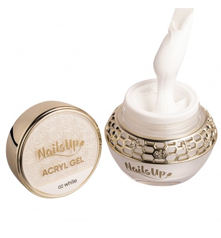 AcrylGel NailsUp -02 Natural White 30g