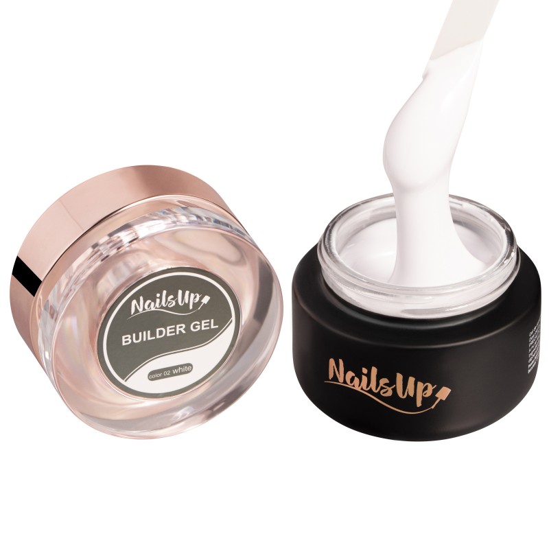Aufbaugel NailsUp 02 -Weiss 30ml Aufbaugel NailsUp 02 -Weiss 30ml