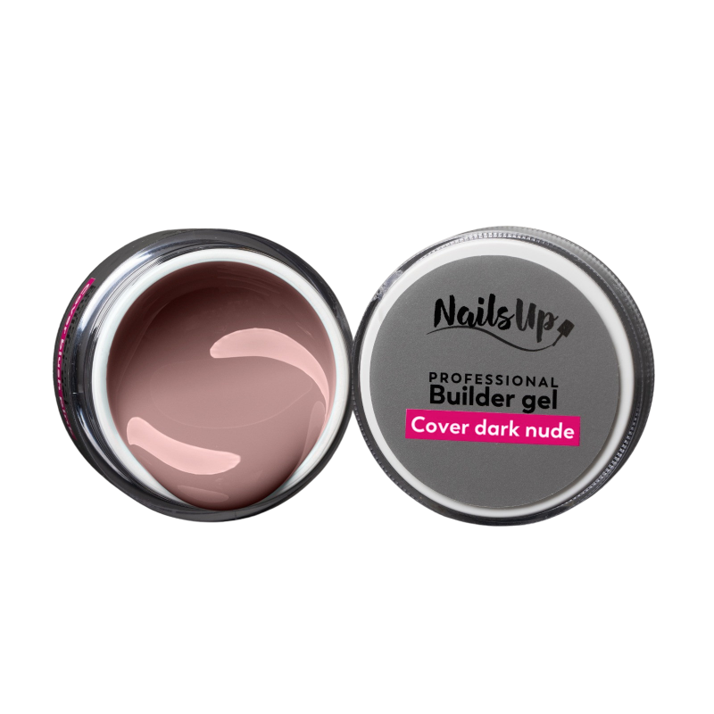 Builder Gel NailsUp - Cover Dark Nude 15ml Builder Gel NailsUp - Cover Dark Nude 15ml