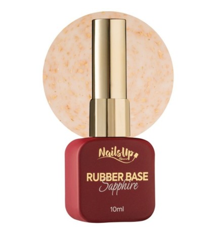 Rubber base NailsUp Sapphire Flakes 2 10ml