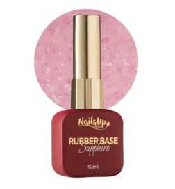Rubber base NailsUp Sapphire Flakes  4 10ml