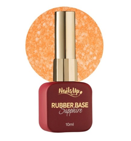 Rubber base NailsUp Sapphire Flakes 24 10ml