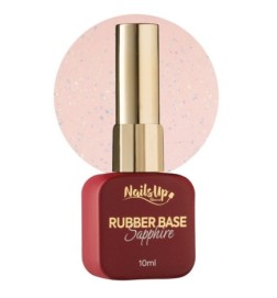 Rubber base NailsUp Sapphire Flakes 26 10ml