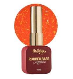 Rubber base NailsUp Sapphire Flakes 6 10ml