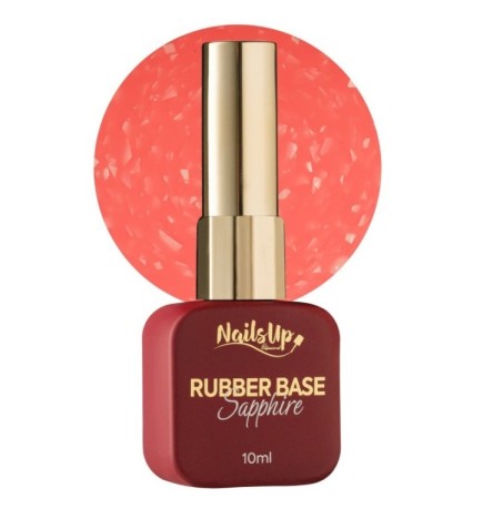 Rubber base NailsUp Sapphire Flakes 7 10ml