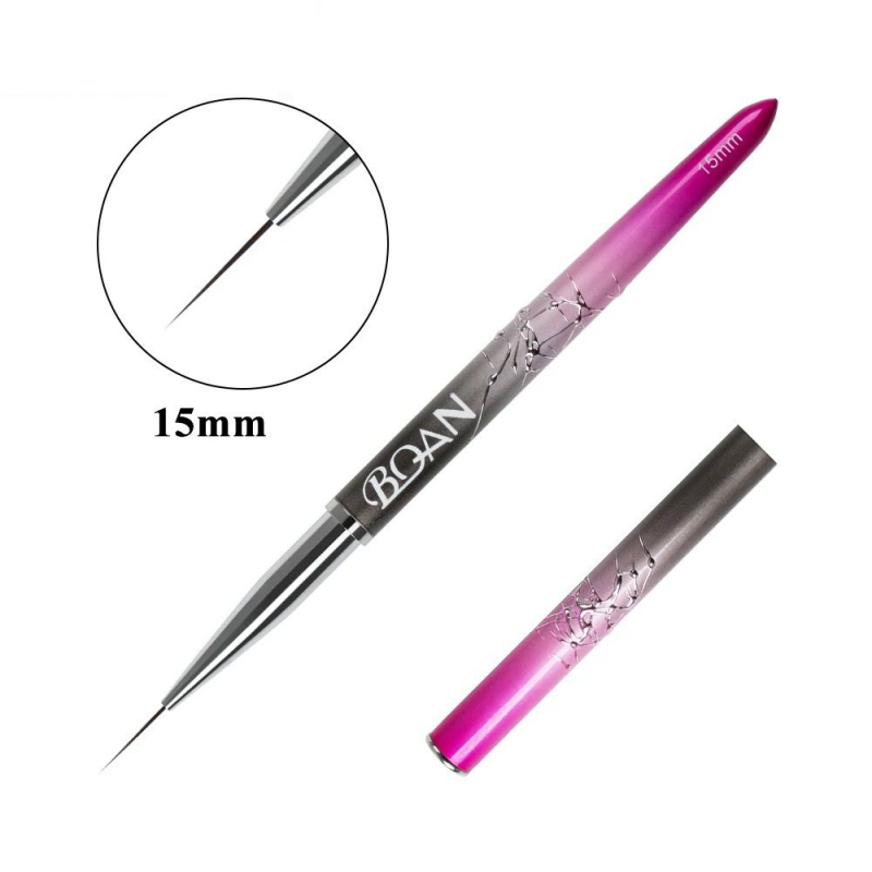 Gel pinsel Stiftstil NailsUp Metallic Pink 15mm