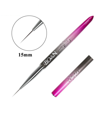 Gel pinsel Stiftstil NailsUp Metallic Pink 15mm