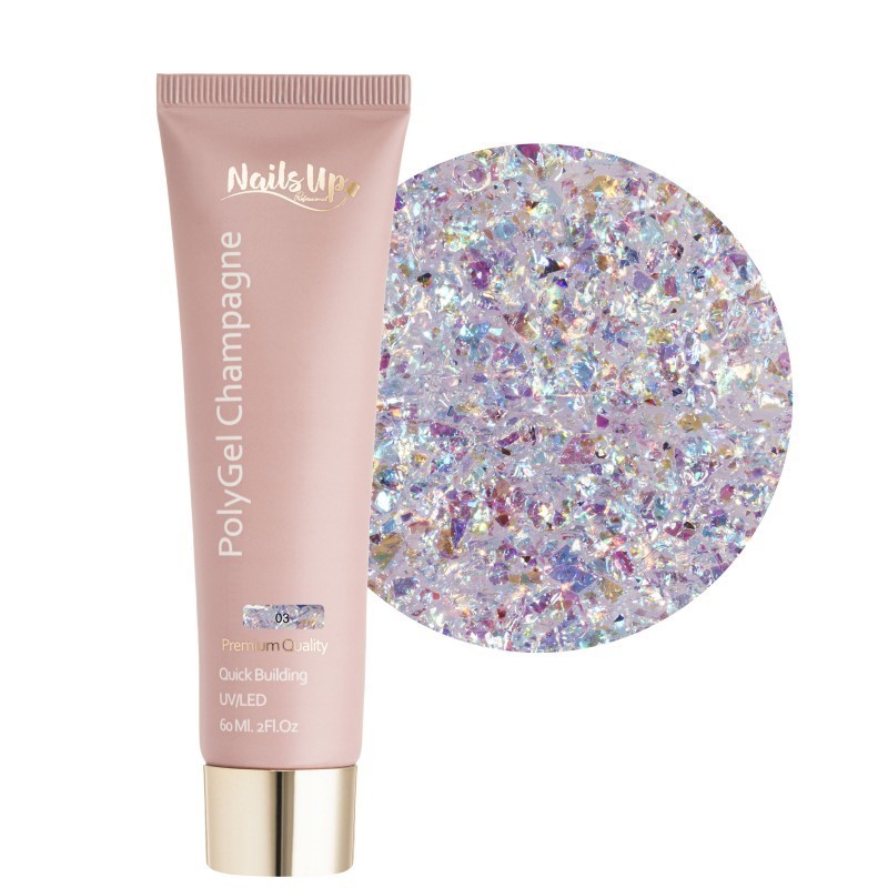 Polygel Nailsup Champagne 03 60ml Polygel Nailsup Champagne 03 60ml