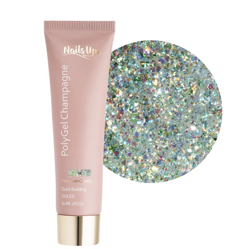 Polygel Nailsup Champagne 04 60ml Polygel Nailsup Champagne 04 60ml
