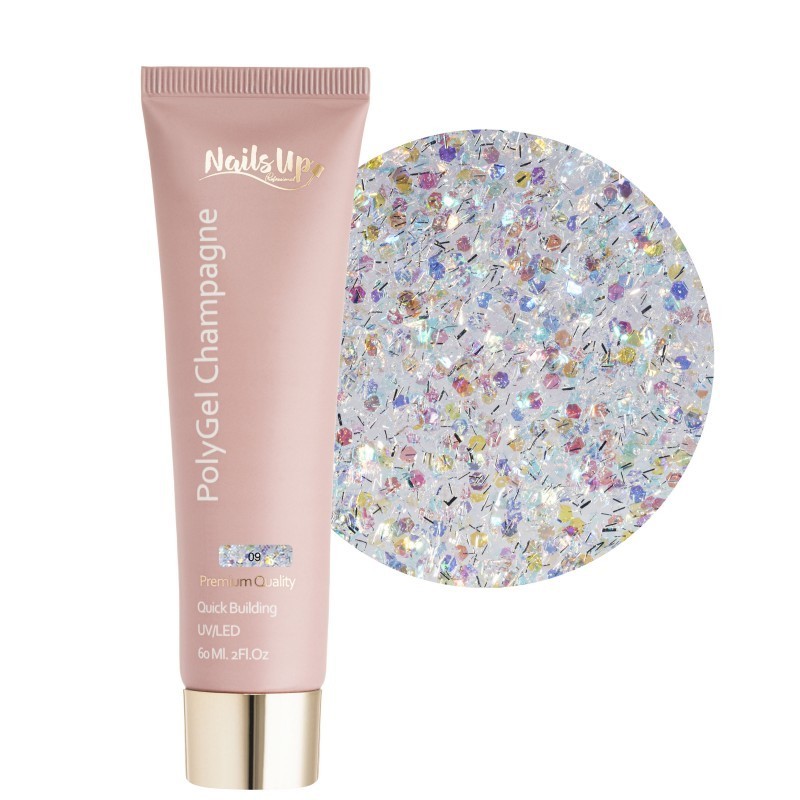 Polygel Nailsup Champagne 09 60ml Polygel Nailsup Champagne 09 60ml