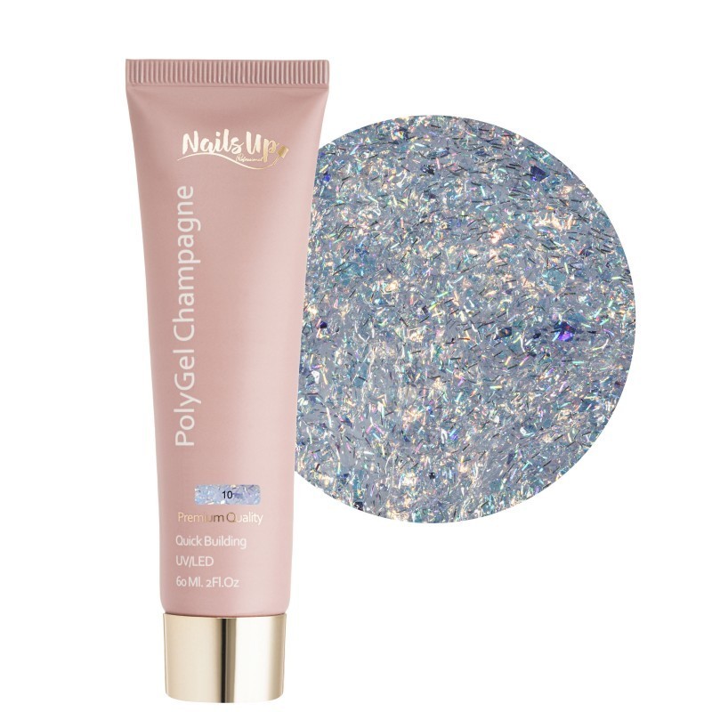 Polygel Nailsup Champagne 10 60ml Polygel Nailsup Champagne 10 60ml