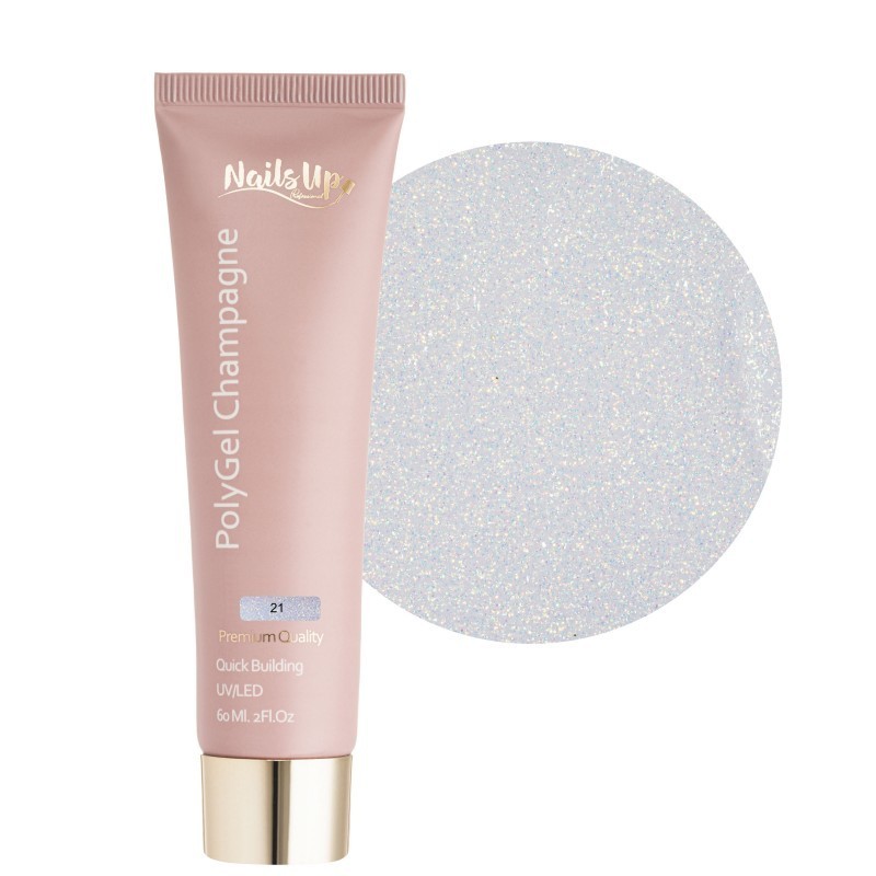 Polygel Nailsup Champagne 21 60ml Polygel Nailsup Champagne 21 60ml