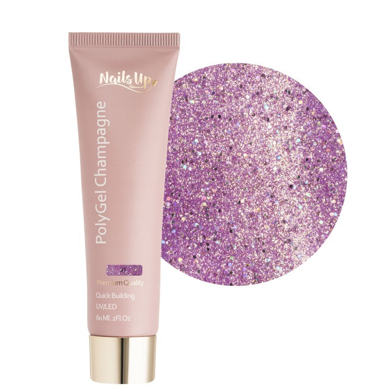 Polygel Nailsup Champagne 31 60ml Polygel Nailsup Champagne 31 60ml
