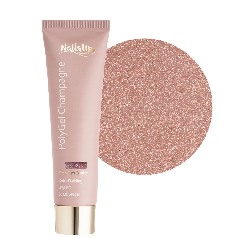 Polygel Nailsup Champagne 45 60ml Polygel Nailsup Champagne 45 60ml