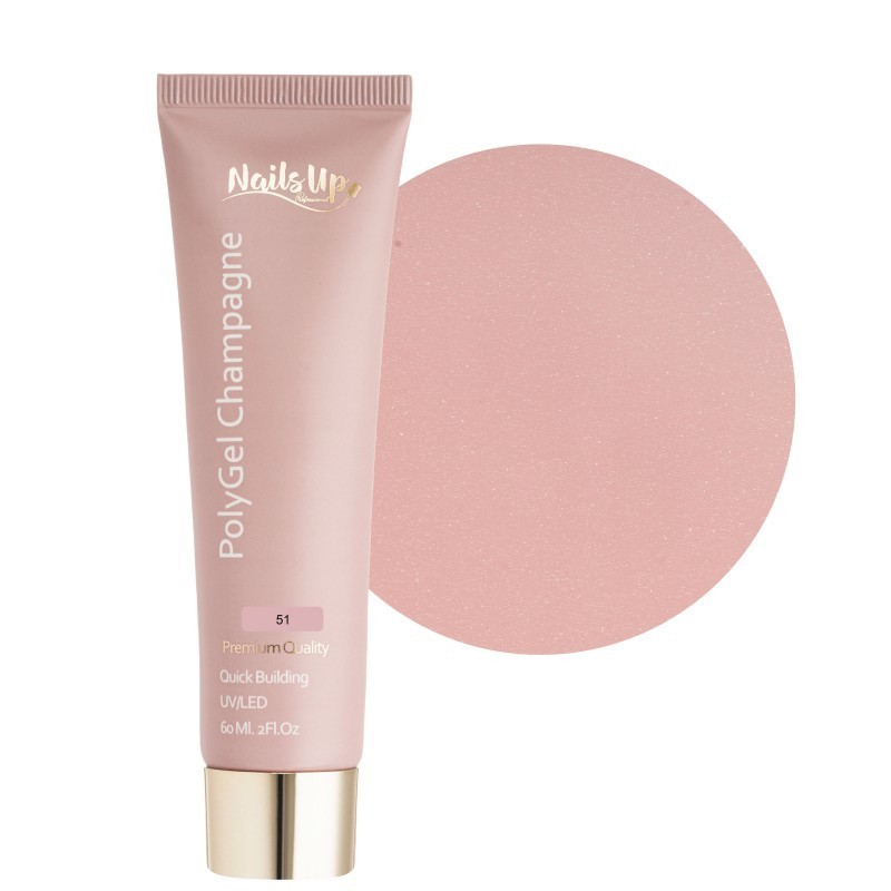 Polygel Nailsup Champagne 51 60ml Polygel Nailsup Champagne 51 60ml