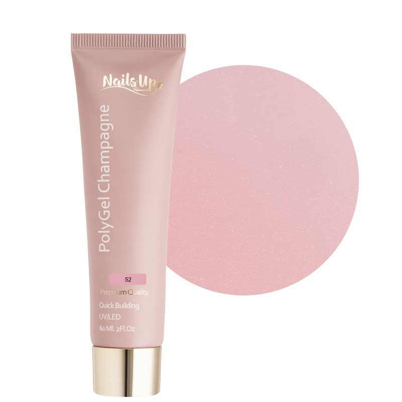 Polygel Nailsup Champagne 52 60ml Polygel Nailsup Champagne 52 60ml