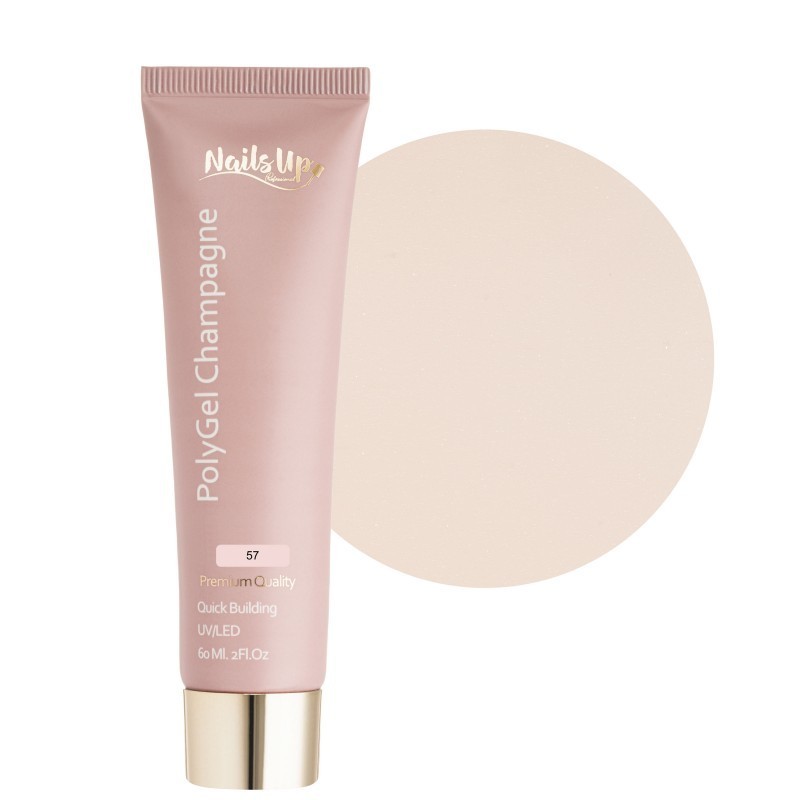 Polygel Nailsup Champagne 57 60ml Polygel Nailsup Champagne 57 60ml