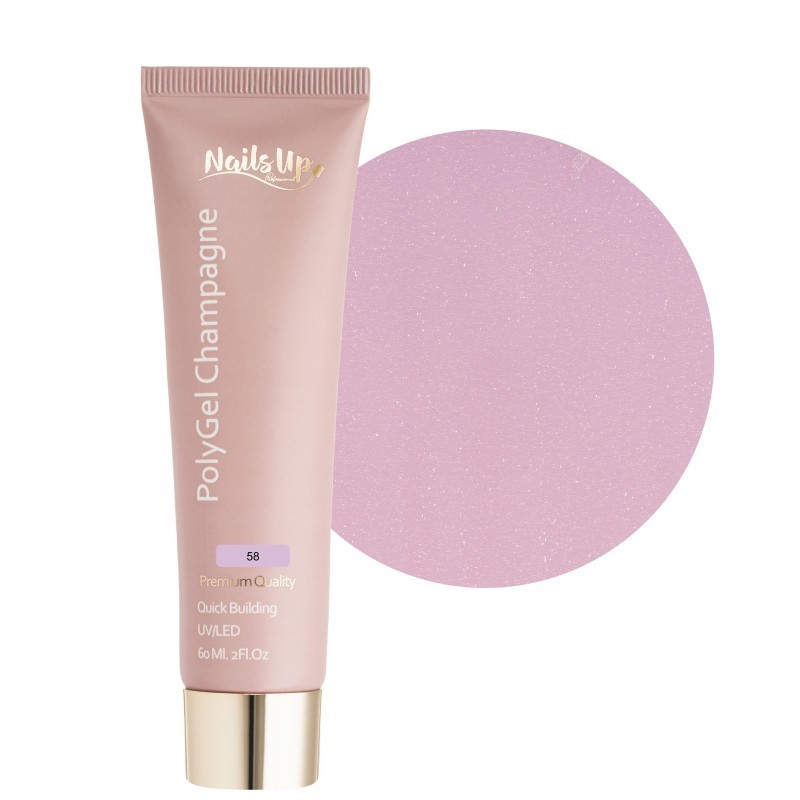 Polygel Nailsup Champagne 58 60ml Polygel Nailsup Champagne 58 60ml