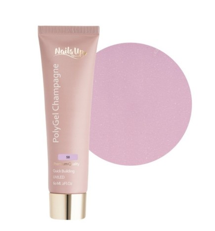 Polygel Nailsup Champagne 58 60ml
