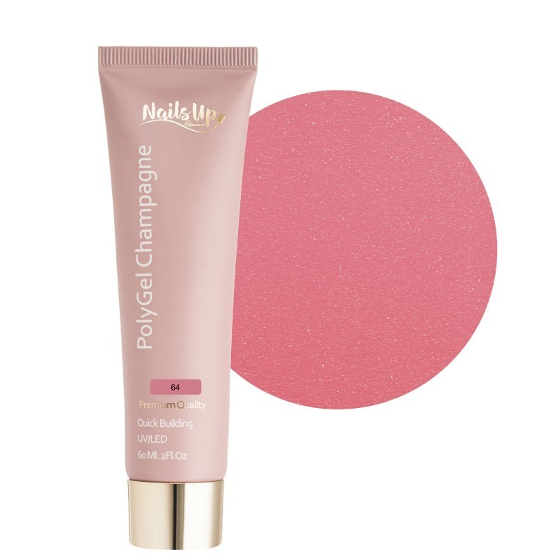 Polygel Nailsup Champagne 64 60ml Polygel Nailsup Champagne 64 60ml
