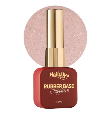 Rubber Base NailsUp Sapphire GL02