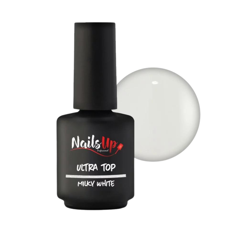 Top Coat Ultra Milky White - 13g Nailsup Top Coat Ultra Milky White - 13g Nailsup