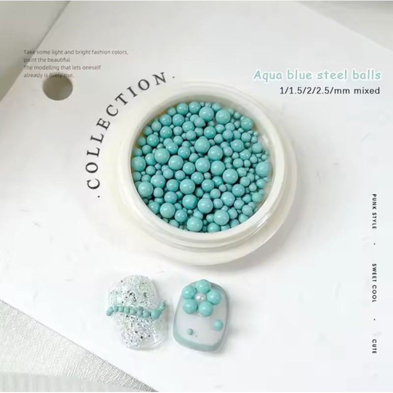 Bubble Nailart Dekoration – Baby Blue 06 Bubble Nailart Dekoration – Baby Blue 06
