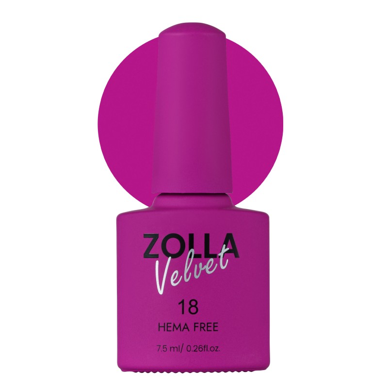 Shellac Zolla Velvet Hema Free 18 Shellac Zolla Velvet Hema Free 18