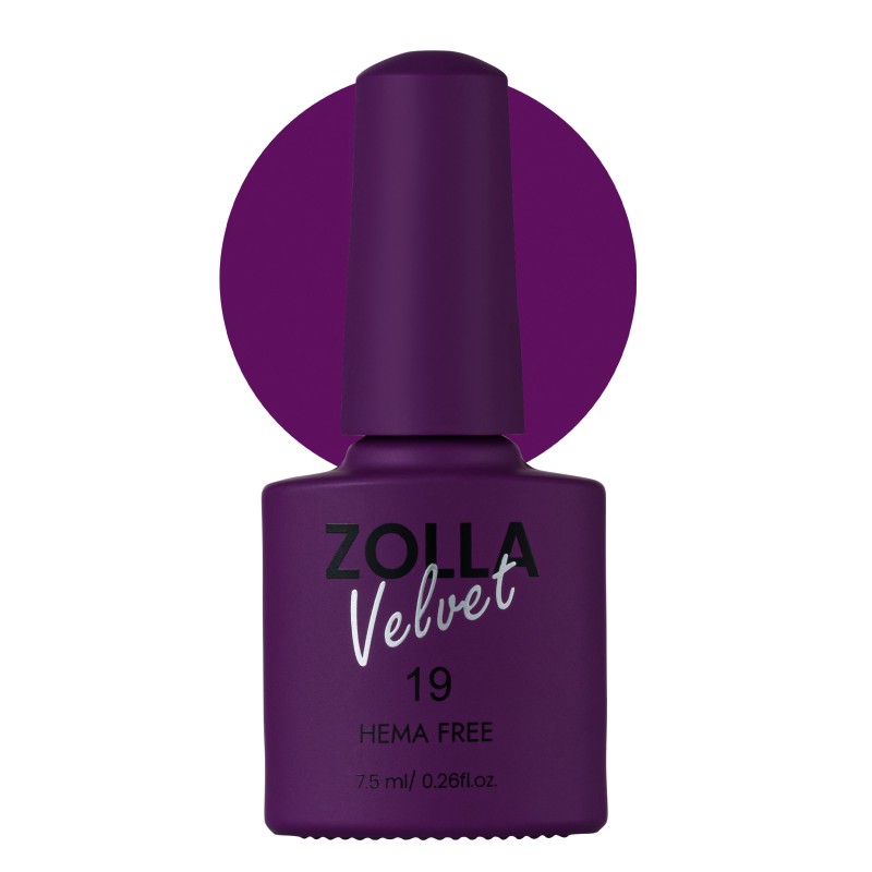 Shellac Zolla Velvet Hema Free 19 Shellac Zolla Velvet Hema Free 19