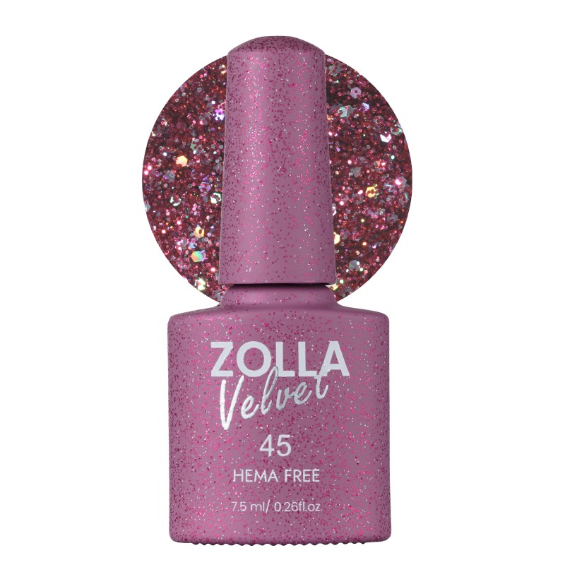Shellac Zolla Velvet Hema Free 45 Shellac Zolla Velvet Hema Free 45