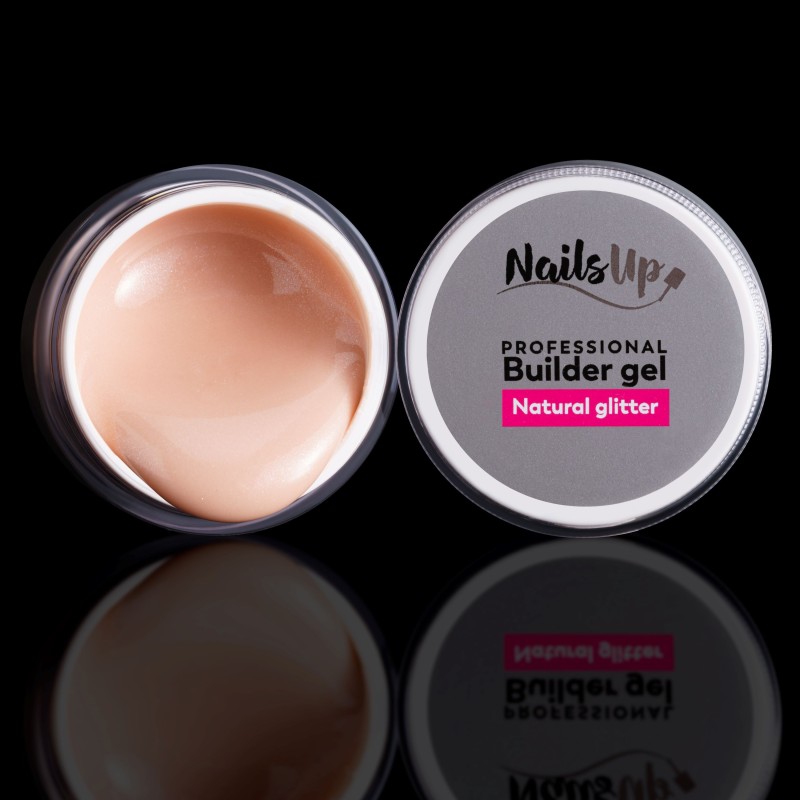 Builder Gel Nailsup Natural Glitter 15g