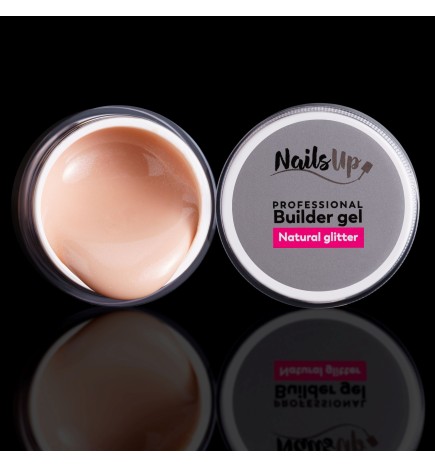 Builder Gel Nailsup Natural Glitter 15g