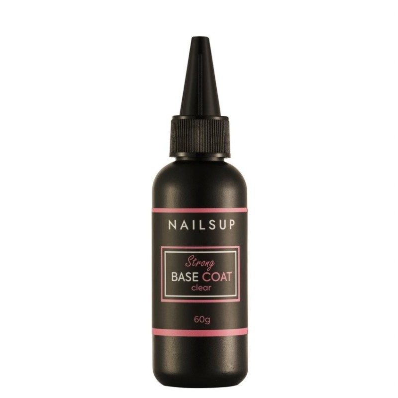 Rubber Base Strong Clear NailsUp 60g