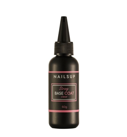 Rubber Base Strong Clear NailsUp 60g
