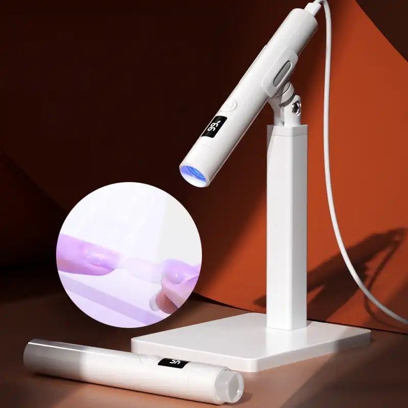 Polygel-Lampe mit abnehmbarem Ständer und Display – Weiß Polygel-Lampe mit abnehmbarem Ständer und Display – Weiß