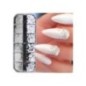 Nailart Dekoration – Silberne Perlen und Caviar Nailart Dekoration – Silberne Perlen und Caviar