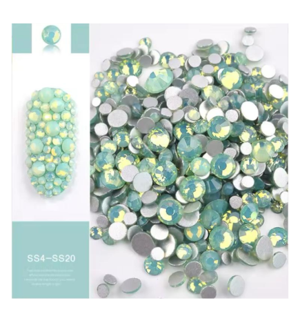 Smaragd Strassstein-Set für Nailart – 04