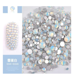 Opal White Strassstein-Set für Nailart – 01