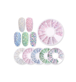 Opal White Strassstein-Set für Nailart – 01